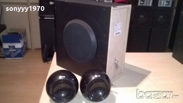 lg subwoofer 150w+lg speakers 2x90w/program-внос франция, снимка 9 - Тонколони - 19780466