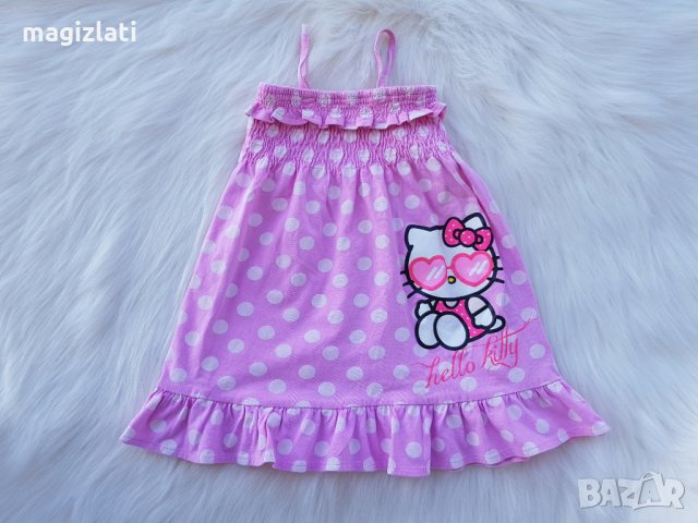 Рокля Hello Kitty 12 месеца, снимка 2 - Бебешки рокли - 25491941