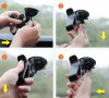 универсален държач клипс щипка въртящ 360 градуса  автомобил поставка за телефон навигация таблет, снимка 3
