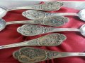 руски посребрени лъжички , снимка 6