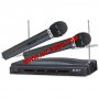 Два безжични микрофони с приемник , WR-306, снимка 1