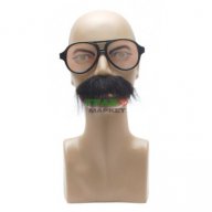 Комплект за парти - полицай. Комплектът включва: очила с очи и мустаци. , снимка 2 - Други - 16196598