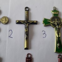 Метални релефни детайлни кръстове-4, снимка 5 - Колиета, медальони, синджири - 23383599