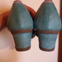 Дам.обувки-/изк.кожа/-№39-тюркоаз.зелени., снимка 13 - Дамски ежедневни обувки - 22386125