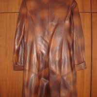 Дамско кожено манто, снимка 2 - Палта, манта - 19522109