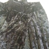Комплект дамска тениска поло и панталон черно кадифе, снимка 6 - Костюми - 18845966