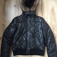 Детско яке ТОM TAILOR оригинал, XL 170/176см, мн.дебело и топло, с вата, черно, лъскаво, като ново, снимка 5 - Детски якета и елеци - 15229573