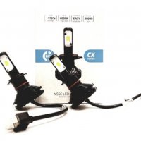 LED Светодиоднни Крушки NSSC за фар от серия HEADLIGHT CX Н7 6-18V 2бр., снимка 5 - Аксесоари и консумативи - 23438942