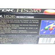 Видеокасета TDK HS E-240 - НОВА, снимка 5 - Други - 17277225