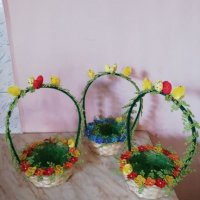 Великденска кошница за яйца, снимка 1 - Декорация за дома - 20952039