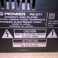 pioneer pd-z71 cd player-made in japan-внос швеицария, снимка 13 - Ресийвъри, усилватели, смесителни пултове - 22731337