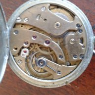 Джобен сребърен швейцарски часовник Argentan, снимка 4 - Джобни - 17775553