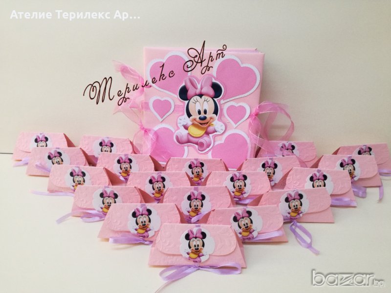 Покана сладко портмоне с Мини Маус, снимка 1