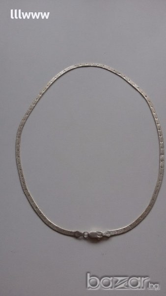Сребърно ланче Италия, снимка 1