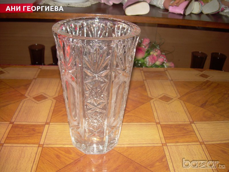 кристална ваза, снимка 1