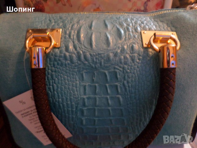 НОВА! Италианска чанта от естествена кожа, снимка 8 - Чанти - 23187512