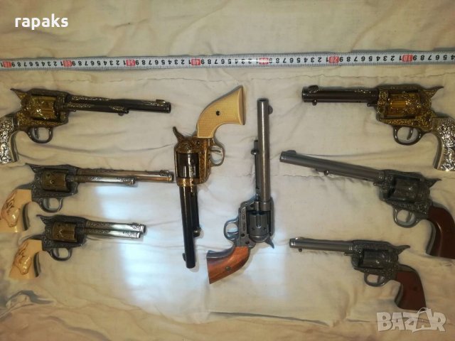 Револвер Колт, Colt каубойски пистолет, револвери. Нестрелящи но като истински реплики.