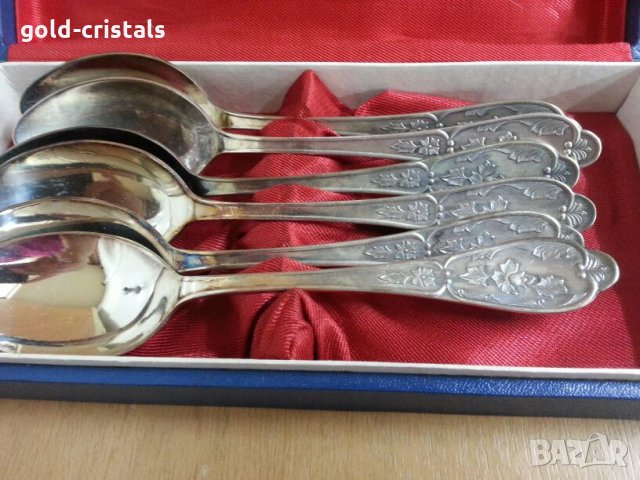  руски посребрени лъжици  лъжички