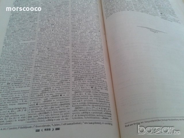 Два стари Немско-Френски речника - 1902-1905г., снимка 5 - Чуждоезиково обучение, речници - 20859948