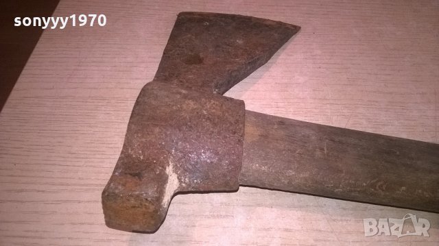 ПОРЪЧАНА-немска ретро брадва/сатър/томахавка-40х23см-внос швеицария, снимка 2 - Колекции - 22002136