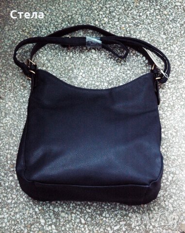 Дамска чанта, нова, с етикет, тъмно синя, снимка 2 - Чанти - 23750181