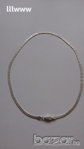 Сребърно ланче Италия, снимка 1 - Колиета, медальони, синджири - 10607361