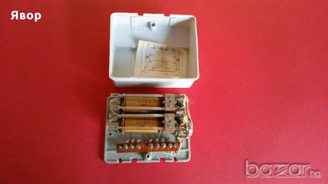 Касетка Дуплекс за два Поста Телефона,60V, снимка 2 - Други стоки за дома - 16764226