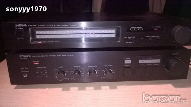 yamaha a-300+yamaha t-300-japan-внос швеицария, снимка 7 - Ресийвъри, усилватели, смесителни пултове - 12615172