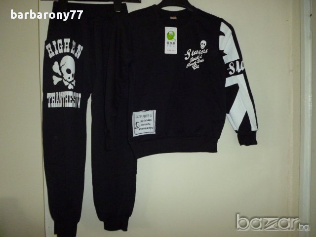 Спортен комплект за момчета с черепи - наличен, снимка 3 - Детски комплекти - 11436424