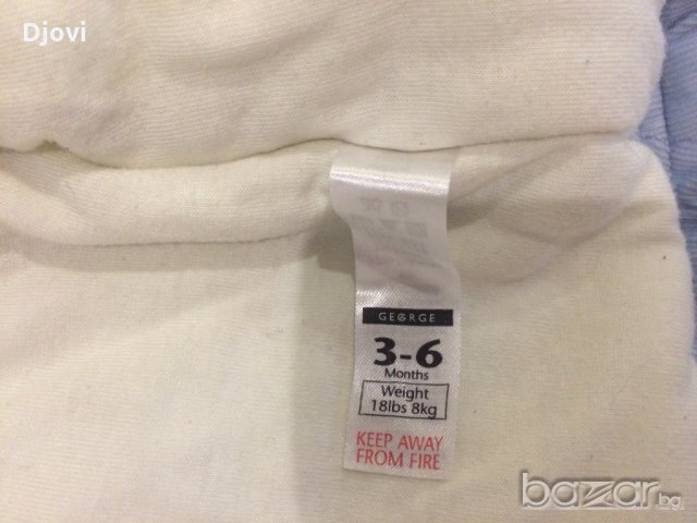 Якенце 3-6месеца George , снимка 3 - Бебешки якета и елеци - 19910095