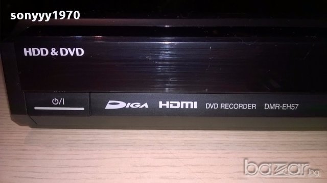 поръчани-Panasonic dmr-eh57 hdd/dvd/hdmi/optical+remote-внос швеицария, снимка 8 - Ресийвъри, усилватели, смесителни пултове - 13266517