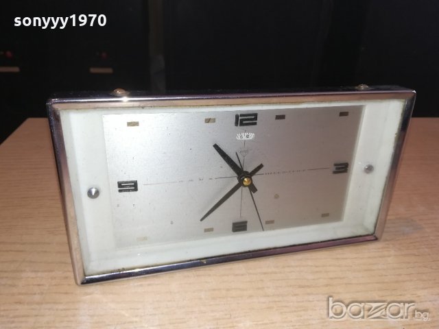 АНТИКА-работещ ретро часовник-20х10х6см, снимка 3 - Колекции - 21094692