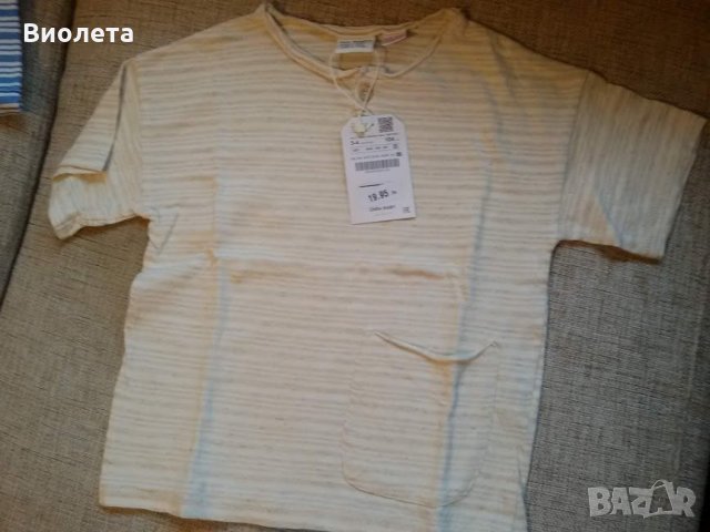 2 тениски Zara 3-4 г., снимка 4 - Детски тениски и потници - 24271259