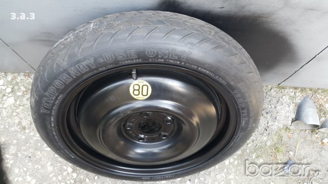 Резервна гума патерица 5x100 57,1 16, 17, 18 цола за голф 4, бора, ауди, субару 