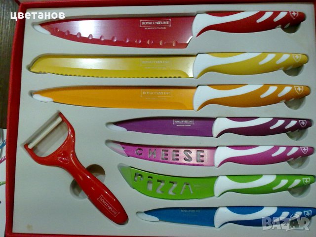  КОМПЛЕКТ КЕРАМИЧНИ НОЖОВЕ ROYALTY & LINE, снимка 3 - Други - 24265082