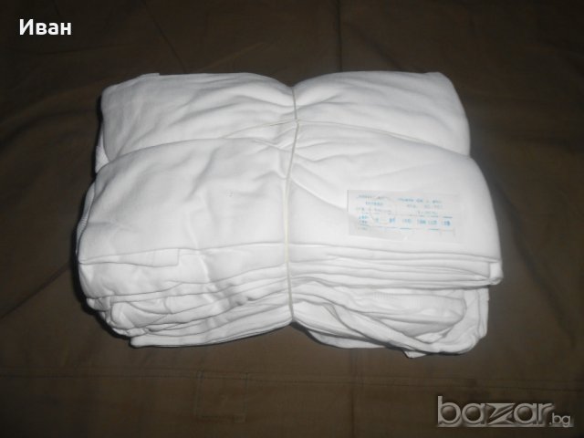 Нови памучни бели фланелки с дълък ръкав /тениски/, снимка 2 - Тениски - 20249743