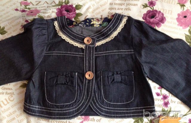 ПРОМОЦИЯ!!! Тънко яке тип болеро, снимка 2 - Детски якета и елеци - 7758463