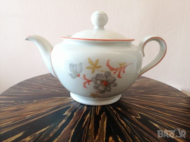 Стар немски порцеланов чайник. , снимка 11 - Колекции - 24798507