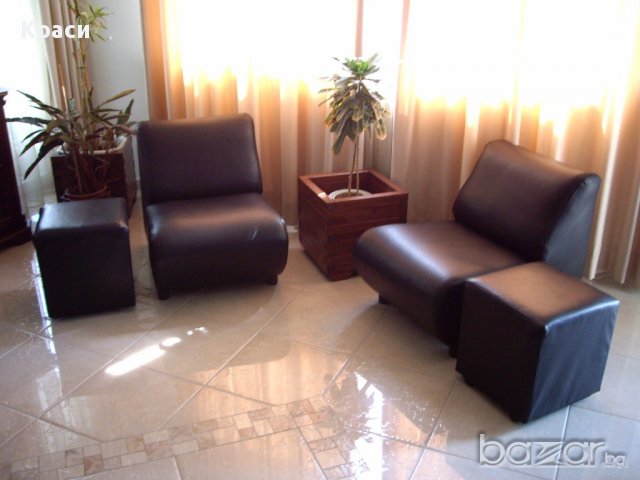 Мебели от естествена кожа, снимка 2 - Столове за офис - 16497434