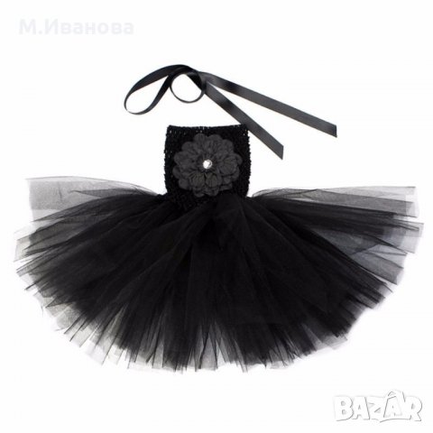 Туту рокля  в  бяло  и черно 1-3 години