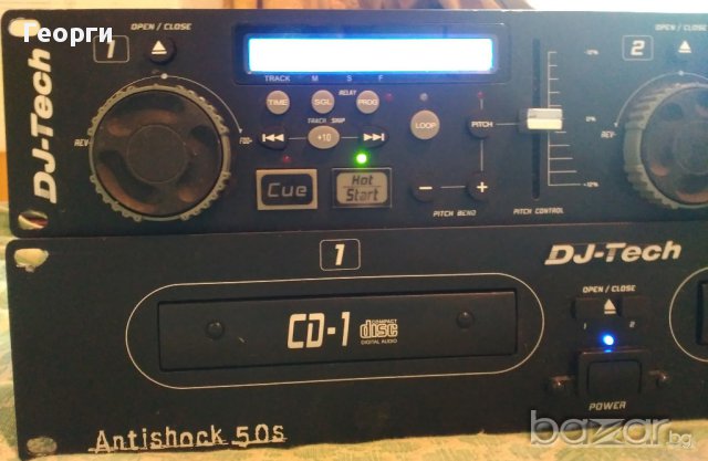 Двоен Compact disc (CD) Player CD DJ Tech CDX 110, снимка 3 - Ресийвъри, усилватели, смесителни пултове - 17328337