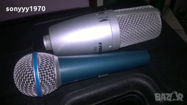 shure & fame microphone-внос швеицария, снимка 5 - Микрофони - 23979887