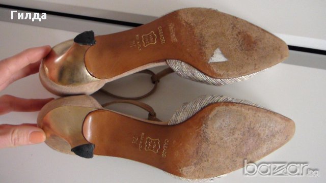 Casadei 37,5 размер, снимка 7 - Дамски обувки на ток - 13825641