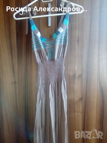 Трицветна лятна рокля, снимка 5 - Рокли - 25378432