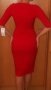 Елегантна червена рокля Fervente , снимка 4