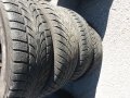 4бр зимни гуми с стоманени джанти за сеат, шкода, фолксваген 16", снимка 2