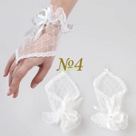 Сватбени ръкавици 12 модела-НОВИ, снимка 5 - Сватбени аксесоари - 14587735