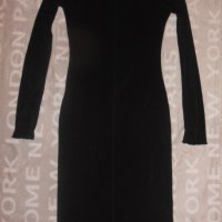 Черна дълга рокля по- тялото H&M, снимка 7 - Рокли - 24103944