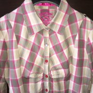 LEE COOPER дамска риза  оригинал, размер М slim fit, карирана, 100% памук, като нова!!!, снимка 4 - Ризи - 11098186