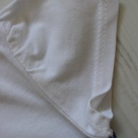 Лятна блузка с къс ръкав/бяло и синьо райе, снимка 3 - Бебешки блузки - 25488556